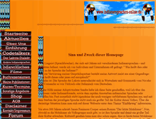 Tablet Screenshot of indianersprachen-online.de